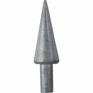 Pointe Alu conique 70x25 - Ø tige 15,5 mm