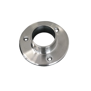 Support de type platine pour un tube de diamètre extérieur de 42,4mm (le tube rentre à l'intérieur de la platine). En inox 304.