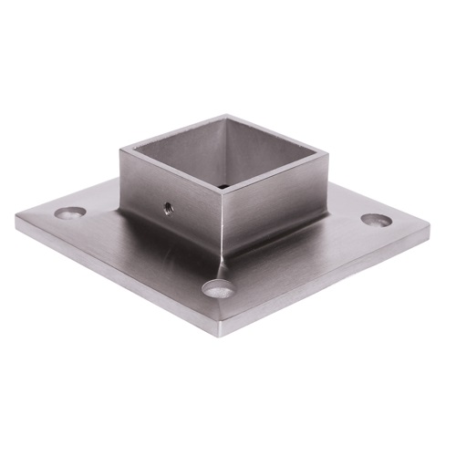 Image du produit : Support platine pour tube 40x40 inox 316