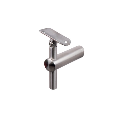 Support de main courante déporté et réglable compatible avec des tubes de diamètre 48,3mm. En inox 304.