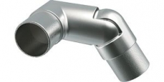 Connecteur droit de 0 à 70° pour un tube d'un diamètre de 42.4mm et d'une épaisseur de 2mm. En inox 304.