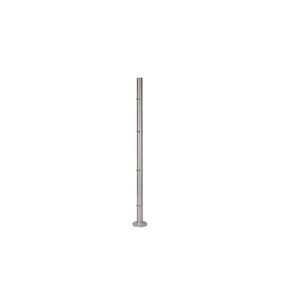 Image du produit : Poteau d'angle inox 316 h970mm pour cable et verre