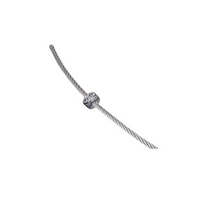 Anneau de serrage pour des câbles de diamètre 4mm taraudé M3. En inox 304.