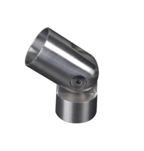 Image du produit : Connecteur réglable main courante bois 42mm INOX 304