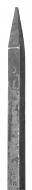 Pointe de lance carré de 14 mm - hauteur 200 mm 