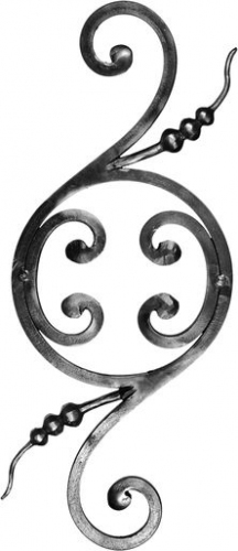 Image du produit : Decor volutes finition noyaux 