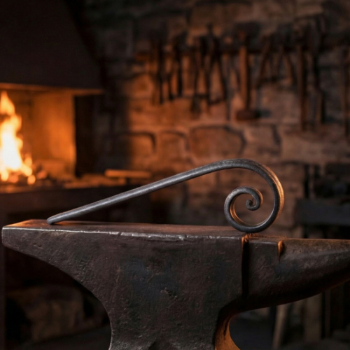 Départ ou arrivée de main courante pleine lisse avec double rainure et extrémité enroulée, en fer forgé. Hauteur 110mm Longueur 170mm largeur 45mm et épaisseur 15mm. Element de finition idéal pour votre rampe d'escalier ou votre garde corps, par exemple, avec une utilisation aussi bien en intérieur qu'en extérieur. Fixation pour soudure. Fournie brut, à peindre ou à vernir avec un produit adapté contre la corrosion. Compatible avec la main courante de référence 18032. code Bali .086774
