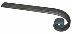 Crosse fer forgé type mc45 de long 330 x hauteur 110 et 45mm de largeur compatible avec main courante réf 18032 