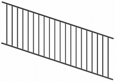 Image du produit : Panneau incliné et réglable pour rampe de 2320mm 