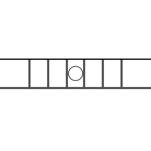Appui de fenêtre type AF023 à sceller dans votre tableau de fenêtre. Longueur finie de 1000mm et Hauteur finie de 202mm. Convient pour les tableaux de fenêtre de 900mm. 50mm de scellement sont prévue de chaque côté. Main courante laminée de 900mm de long en fer forgé sur le dessus. Motif au centre de 100mm de long par 180mm de haut. Le reste de la structure est en acier carré plein de 14mm de section.