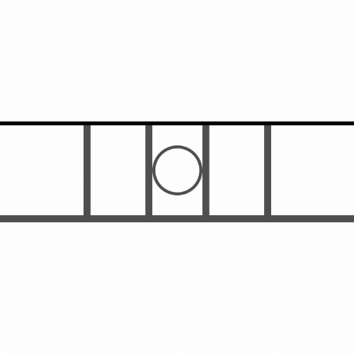 Appui de fenêtre type AF023 à sceller dans votre tableau de fenêtre. Longueur finie de 710mm et Hauteur finie de 202mm. Convient pour les tableaux de fenêtre de 610mm. 50mm de scellement sont prévue de chaque côté. Main courante laminée de 610mm de long en fer forgé sur le dessus. Motif au centre de 100mm de long par 180mm de haut. Le reste de la structure est en acier carré plein de 14mm de section.