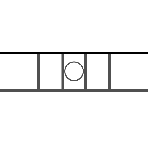 Appui de fenêtre type AF023 à sceller dans votre tableau de fenêtre. Longueur finie de 750mm et Hauteur finie de 202mm. Convient pour les tableaux de fenêtre de 650mm. 50mm de scellement sont prévue de chaque côté. Main courante laminée de 650mm de long en fer forgé sur le dessus. Motif au centre de 100mm de long par 180mm de haut. Le reste de la structure est en acier carré plein de 14mm de section.