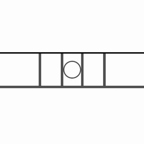 Appui de fenêtre type AF023 à sceller dans votre tableau de fenêtre. Longueur finie de 810mm et Hauteur finie de 202mm. Convient pour les tableaux de fenêtre de 710mm. 50mm de scellement sont prévue de chaque côté. Main courante laminée de 710mm de long en fer forgé sur le dessus. Motif au centre de 100mm de long par 180mm de haut. Le reste de la structure est en acier carré plein de 14mm de section.