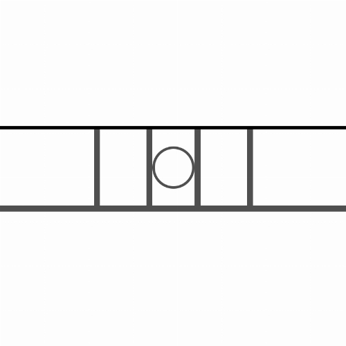 Appui de fenêtre type AF023 à sceller dans votre tableau de fenêtre. Longueur finie de 820mm et Hauteur finie de 202mm. Convient pour les tableaux de fenêtre de 720mm. 50mm de scellement sont prévue de chaque côté. Main courante laminée de 720mm de long en fer forgé sur le dessus. Motif au centre de 100mm de long par 180mm de haut. Le reste de la structure est en acier carré plein de 14mm de section.