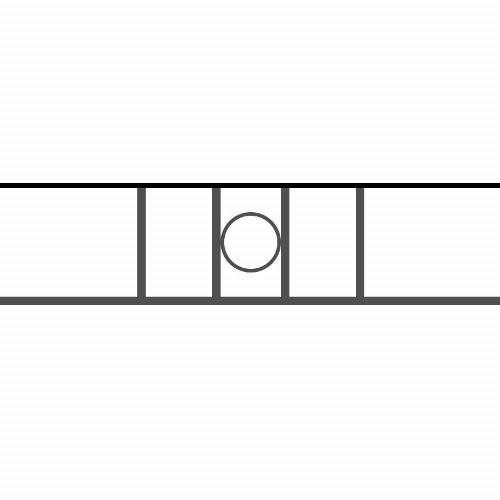 Appui de fenêtre type AF023 à sceller dans votre tableau de fenêtre. Longueur finie de 830mm et Hauteur finie de 202mm. Convient pour les tableaux de fenêtre de 730mm. 50mm de scellement sont prévue de chaque côté. Main courante laminée de 730mm de long en fer forgé sur le dessus. Motif au centre de 100mm de long par 180mm de haut. Le reste de la structure est en acier carré plein de 14mm de section.