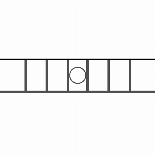 Appui de fenêtre type AF023 à sceller dans votre tableau de fenêtre. Longueur finie de 910mm et Hauteur finie de 202mm. Convient pour les tableaux de fenêtre de 810mm. 50mm de scellement sont prévue de chaque côté. Main courante laminée de 810mm de long en fer forgé sur le dessus. Motif au centre de 100mm de long par 180mm de haut. Le reste de la structure est en acier carré plein de 14mm de section.