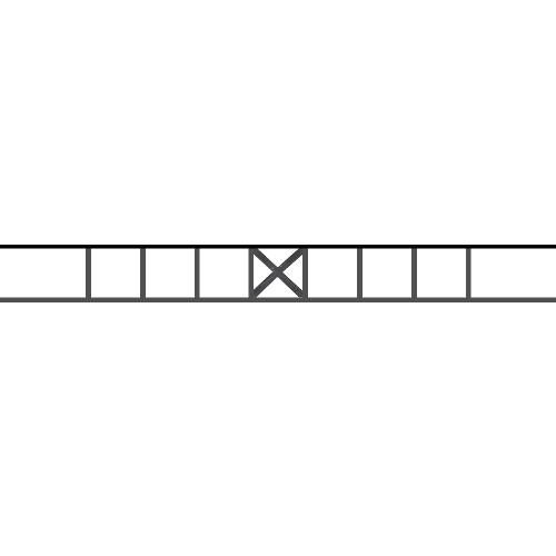 Appui de fenêtre type AF025 à sceller dans votre tableau de fenêtre. Longueur finie de 1250mm et Hauteur finie de 130mm. Convient pour les tableaux de fenêtre de 1150mm. 50mm de scellement sont prévue de chaque côté. Main courante laminée de 1150mm de long en fer forgé sur le dessus. Motif au centre de 110mm de long par 110mm de haut. Le reste de la structure est en acier carré plein de 12mm de section.