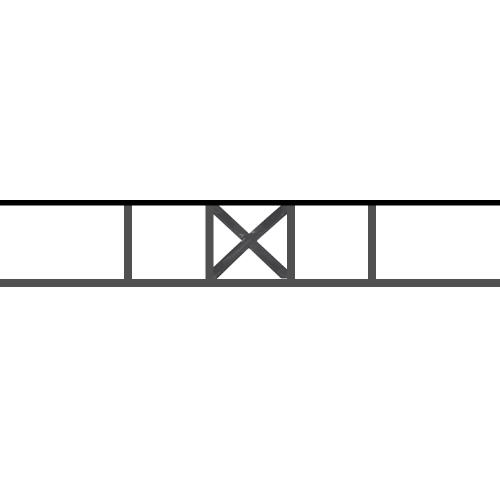 Appui de fenêtre type AF025 à sceller dans votre tableau de fenêtre. Longueur finie de 750mm et Hauteur finie de 130mm. Convient pour les tableaux de fenêtre de 650mm. 50mm de scellement sont prévue de chaque côté. Main courante laminée de 650mm de long en fer forgé sur le dessus. Motif au centre de 110mm de long par 110mm de haut. Le reste de la structure est en acier carré plein de 12mm de section.