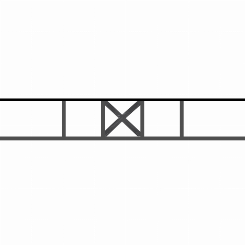 Appui de fenêtre type AF025 à sceller dans votre tableau de fenêtre. Longueur finie de 760mm et Hauteur finie de 130mm. Convient pour les tableaux de fenêtre de 660mm. 50mm de scellement sont prévue de chaque côté. Main courante laminée de 660mm de long en fer forgé sur le dessus. Motif au centre de 110mm de long par 110mm de haut. Le reste de la structure est en acier carré plein de 12mm de section.