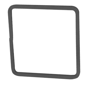 Carré d'ornement, en fer forgé. Hauteur de 200mm et largeur de 200mm. Angles légèrement arrondies. Section en carré de 8x8mm. Fixation par soudure. Permet de décorer avec un style art moderne votre fabrication en fer forgé, portail, clôture, pergola, mais également permet de renforcer la sécurité, en diminuant le vide entre barreau, ou d'augmenter le soutien. Fourni brut, à peindre ou à vernir pour protéger contre la corrosion.