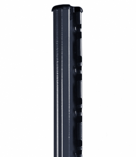 Poteau de clôture, d’une hauteur de 1,77m, sur platine à visser au sol ou sur un muret, est idéal pour une fixation robuste et durable. il garantit une stabilité optimale. Compatible avec des angles jusqu’à 90°, il facilite la pose de grillages rigides. De teinte gris anthracite RAL 7016, il allie résistance, rigidité et simplicité d'installation pour un rendu impeccable.