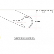 Tube inox Ø21,3 x2mm 3M 304L. Tube DECO inox 304 L Employé en décoration intérieure aussi bien qu'en rénovation ou construction extérieure. Ces barres inox offrent une grande résistance à la corrosion sans traitement complémentaire. 