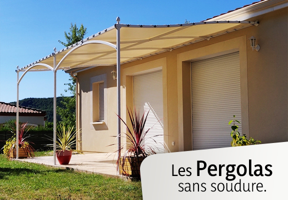 Pergola en kit pré-assemblé et facile à installer